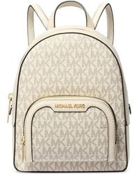 Michael Kors - Extra Small Jaycee Monogram-Pattern Backpack - Lyst