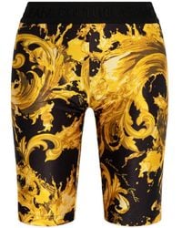 Versace Jeans Couture - Legging Court À Imprimé Baroque - Lyst