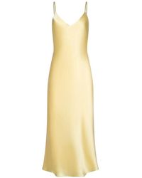 L'Agence - Seridie Silk Slip Dress - Lyst