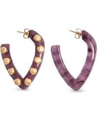 La DoubleJ - Boucles D'Oreilles Mini Dew - Lyst