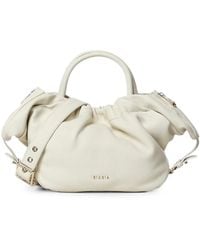 BIASIA - Logo-Detail Ruched Shoulder Bag - Lyst