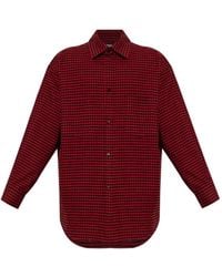 Balenciaga - Checked Cotton Shirt - Lyst
