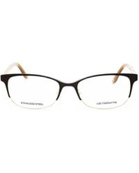 Liz Claiborne - Rectangle-Frame Glasses - Lyst