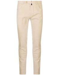 Incotex - Logo-Patch Trousers - Lyst