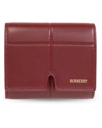 Burberry - Leather Wallet ‘Snip’ - Lyst