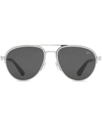 Burberry - Shield Pilot-frame Sunglasses - Lyst