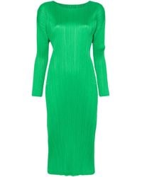 Pleats Please Issey Miyake - Abito Midi Monthly Colors: February - Lyst