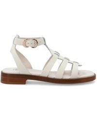 Frau - Strappy Cage Sandals - Lyst