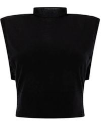 Max Mara - Top Met Hoge Hals - Lyst