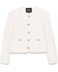 Maje - Jacke Aus Tweed - Lyst