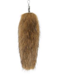 Burberry Faux Fur Tail Charm - Brown