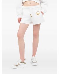 Roberto Cavalli - Tiger-Motif Drawstring Shorts - Lyst