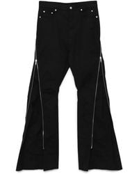 Rick Owens - Uitlopende Broek Met Zip - Lyst