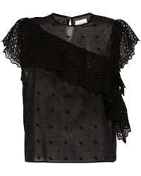 Isabel Marant - Sorani Broderie-anglaise Blouse - Lyst