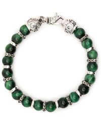 Emanuele Bicocchi - Tiger Eye Beaded Bracelet - Lyst