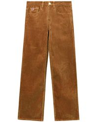 A Bathing Ape - Corduroy Straight Trousers - Lyst