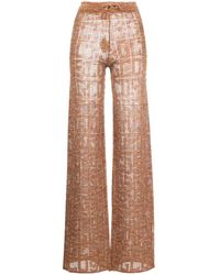 Gcds - Pantalon En Crochet À Taille Haute - Lyst