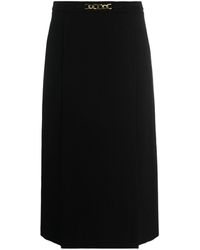 Twin Set - Chain-link Detail Pencil Skirt - Lyst