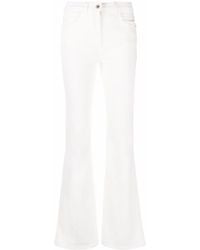 Patrizia Pepe - Logo Patch Flared Jeans - Lyst