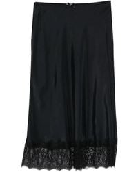 Moschino - Jupe Mi-Longue À Ornements En Dentelle - Lyst