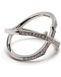 Stephen Webster - 18Kt Stem Crossover Diamond Ring - Lyst