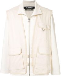 Jacquemus Le Blouson Jacket - White