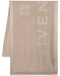 Givenchy - Sjaal Met Jacquard Logo - Lyst