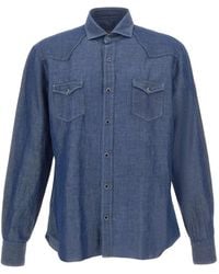 Barba Napoli - Dandy Life Western-Inspired Shirt - Lyst