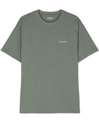 Carhartt - S/S Script cotton T-shirt - Lyst