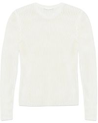 Helmut Lang - Geribbelde Top - Lyst