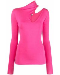 MANURI - Bambina Cut-Out Detail Blouse - Lyst