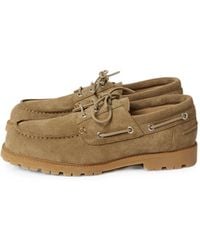Studio Nicholson - Guston Suede Boat Shoes - Lyst