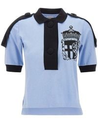 VAQUERA - Polo À Imprimé Écusson Et Pattes D'Épaules - Lyst