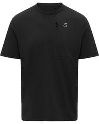 K-Way - Zip Pocket T-Shirt - Lyst