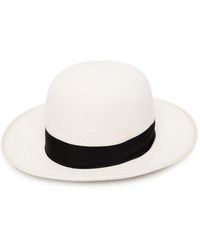 Gucci Wide-brimmed Felt Hat in White | Lyst