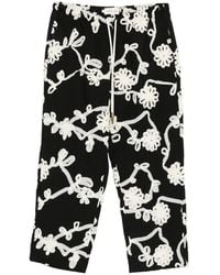 Honor The Gift - Embroidered Drawstring Trousers - Lyst