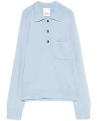 Allude - Polo-Neck Patch-Pocket Sweater - Lyst