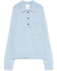 Allude - Polo-Neck Patch-Pocket Sweater - Lyst