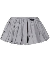 Miu Miu - Technical Fabric Miniskirt - Lyst