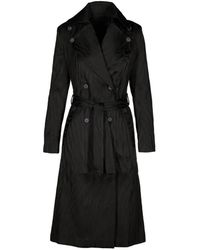 Tessitura - The Zebra Double-Breasted Trench Coat - Lyst
