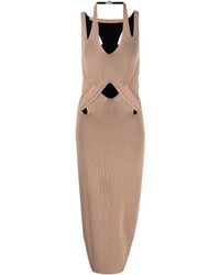 Dion Lee - Midi-jurk Met Uitgesneden Detail - Lyst