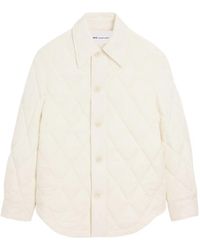 Ami Paris - Padded Buttoned Jacket - Lyst