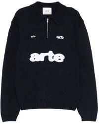 Arte' - Logo-Patch Polo Shirt - Lyst