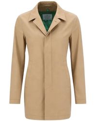 Herno - Manteau À Fermeture Dissimulée - Lyst