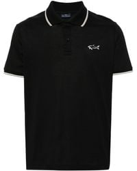 Paul & Shark - Logo-print Piqué Polo Shirt - Lyst
