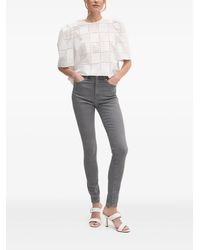 IVY & OAK - Top con ojales y manga farol - Lyst