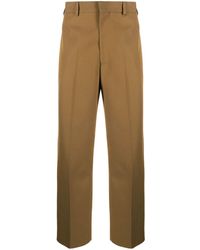 Palm Angels - Straight-leg Cotton Trousers - Lyst