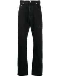 Helmut Lang - High-Rise Straight Leg Jeans - Lyst
