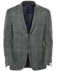 Corneliani - Blazer Gate À Carreaux - Lyst