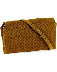Gucci - Medium Gg Embossed Leather Shoulder Bag - Lyst